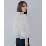 【Chico】バックリボンオーガンジーパフBL | PAL GROUP OUTLET | 詳細画像20