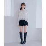 【Chico】バックリボンオーガンジーパフBL | PAL GROUP OUTLET | 詳細画像22