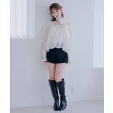 【Chico】バックリボンオーガンジーパフBL | PAL GROUP OUTLET | 詳細画像23