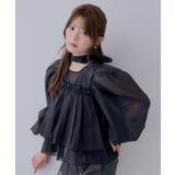 【Chico】バックリボンオーガンジーパフBL | PAL GROUP OUTLET | 詳細画像6