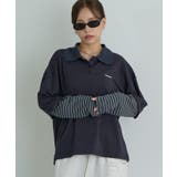 NVY | 【RAY CASSIN】ルーズレイヤードポロT | PAL GROUP OUTLET