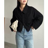 BLACK | 【CAPRICIEUX LE'MAGE】レースブルゾン | PAL GROUP OUTLET