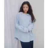 【Discoat】【umm】バラモチーフストライプシャツ | PAL GROUP OUTLET | 詳細画像9