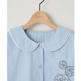 【Discoat】【umm】バラモチーフストライプシャツ | PAL GROUP OUTLET | 詳細画像13