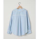 【Discoat】【umm】バラモチーフストライプシャツ | PAL GROUP OUTLET | 詳細画像17