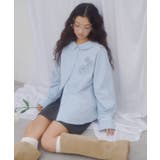 【Discoat】【umm】バラモチーフストライプシャツ | PAL GROUP OUTLET | 詳細画像7