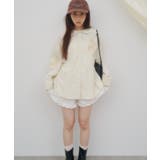 【Discoat】【umm】バラモチーフストライプシャツ | PAL GROUP OUTLET | 詳細画像23