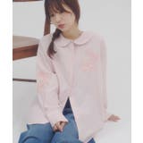 【Discoat】【umm】バラモチーフストライプシャツ | PAL GROUP OUTLET | 詳細画像25
