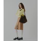 【Kastane】VEGAN LEATHER MIDI SKIRT | PAL GROUP OUTLET | 詳細画像6