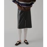 【Kastane】VEGAN LEATHER MIDI SKIRT | PAL GROUP OUTLET | 詳細画像49