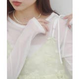 【Discoat】【umm】肩リボン立体花柄キャミ | PAL GROUP OUTLET | 詳細画像2