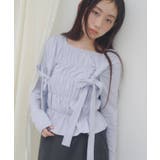 【Discoat】【umm】リボンシャーリングトップス | PAL GROUP OUTLET | 詳細画像6