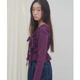 【Discoat】【umm】リボンシャーリングトップス | PAL GROUP OUTLET | 詳細画像9