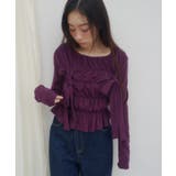 【Discoat】【umm】リボンシャーリングトップス | PAL GROUP OUTLET | 詳細画像11