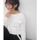 【Discoat】【umm】リボンシャーリングトップス | PAL GROUP OUTLET | 詳細画像19
