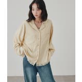 【Discoat】レース使い開襟長袖シャツ | PAL GROUP OUTLET | 詳細画像3