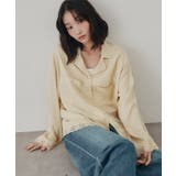 【Discoat】レース使い開襟長袖シャツ | PAL GROUP OUTLET | 詳細画像6