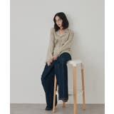 【Discoat】レース使い開襟長袖シャツ | PAL GROUP OUTLET | 詳細画像8