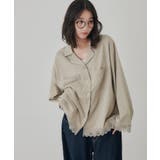 【Discoat】レース使い開襟長袖シャツ | PAL GROUP OUTLET | 詳細画像9