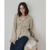 【Discoat】レース使い開襟長袖シャツ | PAL GROUP OUTLET | 詳細画像11