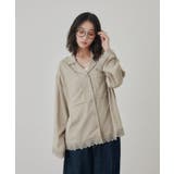 【Discoat】レース使い開襟長袖シャツ | PAL GROUP OUTLET | 詳細画像13