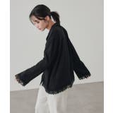 【Discoat】レース使い開襟長袖シャツ | PAL GROUP OUTLET | 詳細画像17