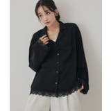 【Discoat】レース使い開襟長袖シャツ | PAL GROUP OUTLET | 詳細画像19
