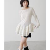 【Kastane】バレリーナペプラムミニワンピース | PAL GROUP OUTLET | 詳細画像4 