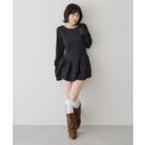 【Kastane】バレリーナペプラムミニワンピース | PAL GROUP OUTLET | 詳細画像10 