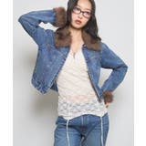 BLU | 【WHO'S WHO gallery】ビジュファーデニムジャケット | PAL GROUP OUTLET