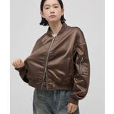 【Lui's】サテンボンディングダブルZIP MA-1 | PAL GROUP OUTLET | 詳細画像3