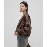 【Lui's】サテンボンディングダブルZIP MA-1 | PAL GROUP OUTLET | 詳細画像8