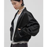 【Lui's】サテンボンディングダブルZIP MA-1 | PAL GROUP OUTLET | 詳細画像25