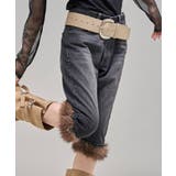 BLK/DNM | 【WHO'S WHO gallery】2wayラギッドファーカプリ | PAL GROUP OUTLET