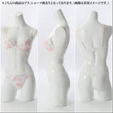 ふんわりレースローズプリント 3/4カップブラ | palissee | 詳細画像9