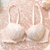 ベージュ | 【GHカップ】natural flower ３/４カップブラ | palissee