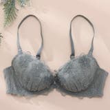 カーキ | 【EFカップ】ブーケアップリケ ３/４カップブラ | palissee