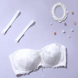 オフホワイト | 《脇高設計 2wayストラップレス》ブラ【E,Fカップ】 | palissee