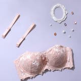 ピンクベージュ | 《脇高設計 2wayストラップレス》ブラ【E,Fカップ】 | palissee