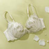 アイボリー | 【GHカップ】ニュアンスラメ３/４カップブラ | palissee