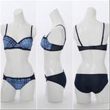 【GHカップ】タータンチェックプリント 3/4モールドカップブラ&ショーツ | palissee | 詳細画像4