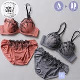 スモーキーゴシックレース 3/4モールドカップブラ&ショーツ | palissee | 詳細画像1