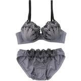 グレー | スモーキーゴシックレース 3/4モールドカップブラ&ショーツ | palissee