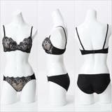 パピヨンフルール３/４モールドカップブラ＆ショーツ＋Tバック | palissee | 詳細画像3 
