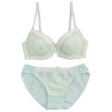 ミント | パステルシアーレース ３/４モールドカップブラ＆ショーツ | palissee