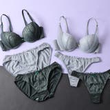 サイドチュールレース ３/４モールドカップブラ＆ショーツ＋Tバック | palissee | 詳細画像13 