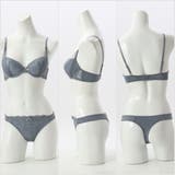 サイドチュールレース ３/４モールドカップブラ＆ショーツ＋Tバック | palissee | 詳細画像3 