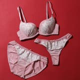 フェミニンアーチレース３ ４モールドカップブラ＆ショーツ＋Tバック | palissee | 詳細画像2 