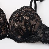 シアーレース３/４モールドカップブラ＆ショーツ | palissee | 詳細画像4 