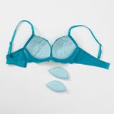 サイドチュールレーシー3/4モールドカップブラ&ショーツ | palissee | 詳細画像9